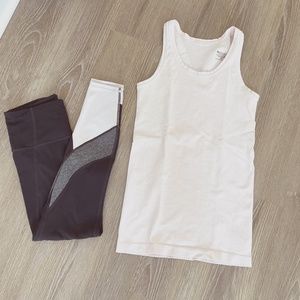 LIKE NEW leggings and tank top bundle
